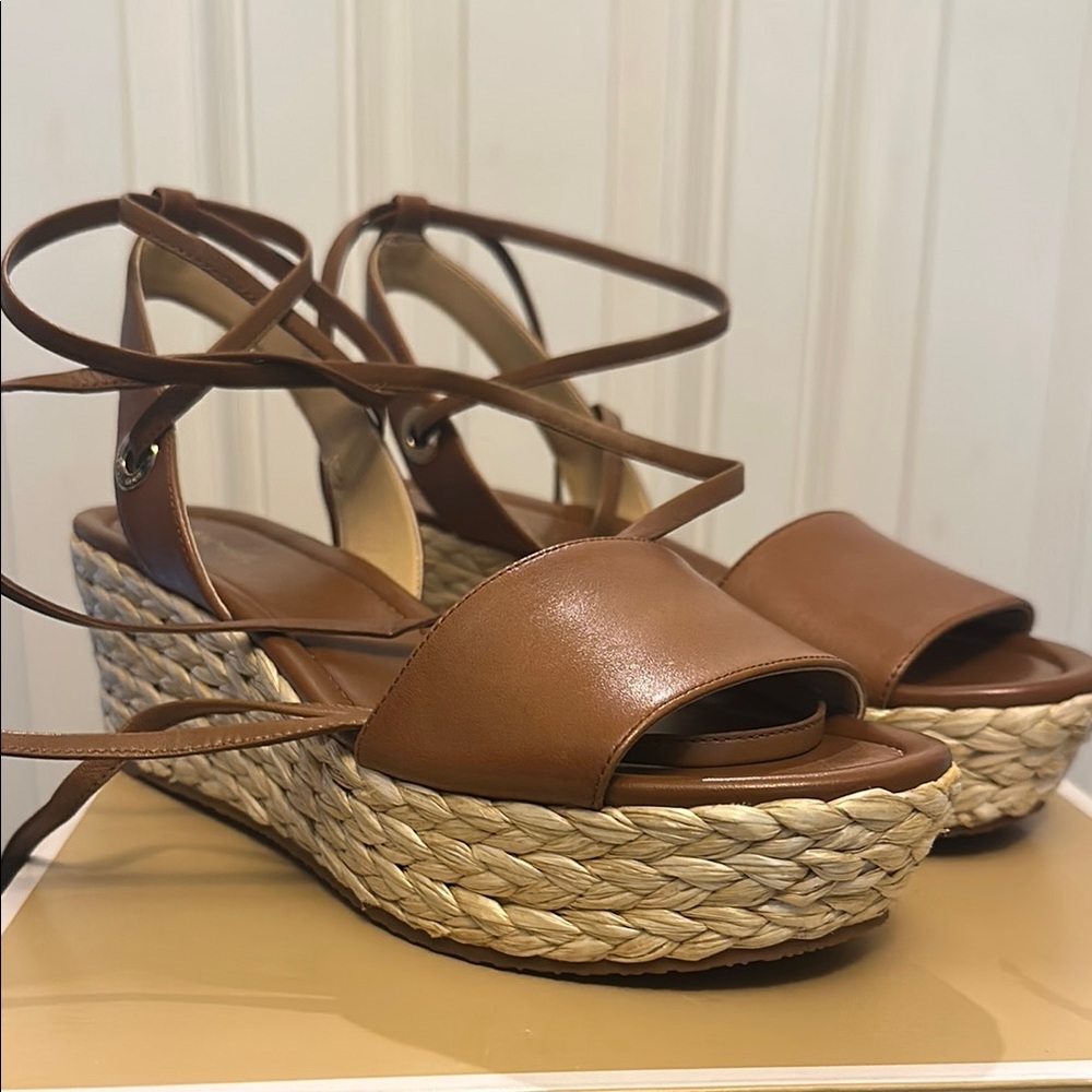 Brown Wedge Sandals